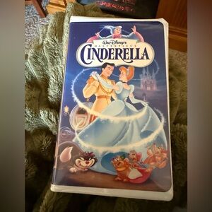 Disney Cinderella VHS Tape - Blue Cover